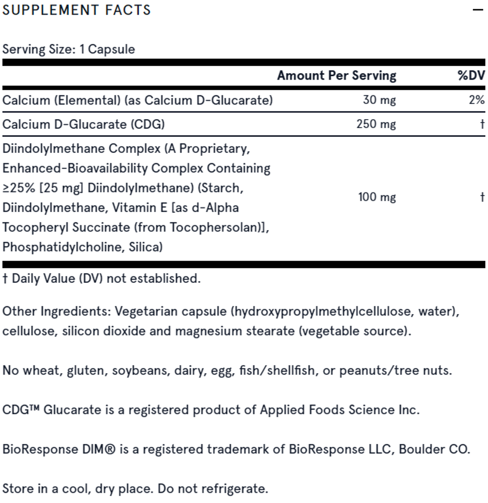 DIM + CDG 30 капсул Jarrow Formulas