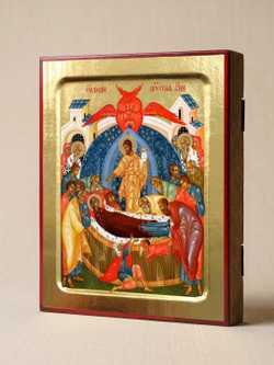 Икона Пресвятой Богородицы, Успения на дереве: 125 х 160 (Синопсисъ)