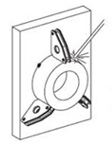 Магнитный угольник HDWELD WM4-304590S, 2 шт.