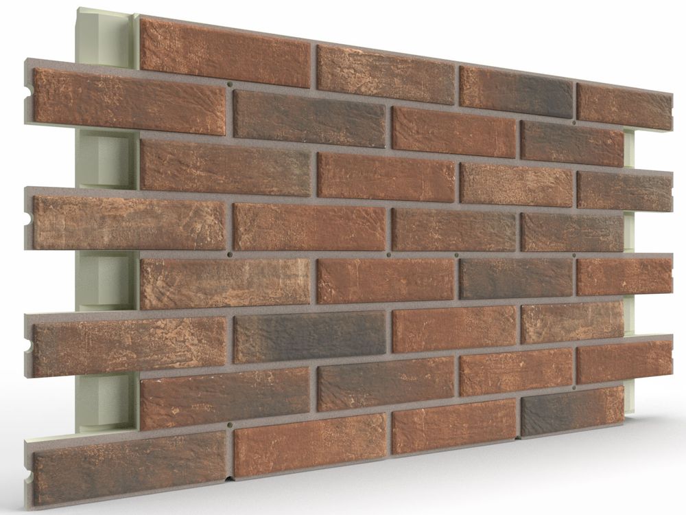 Термопанель ППУ Element Klinker Loft Brick Chili 102,8 x 61,6