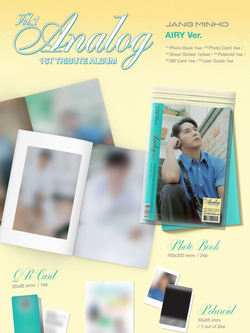 Альбом JANG MIN HO - Analog Vol.1 1ST TRIBUTE POCAALBUM 2 Version SET