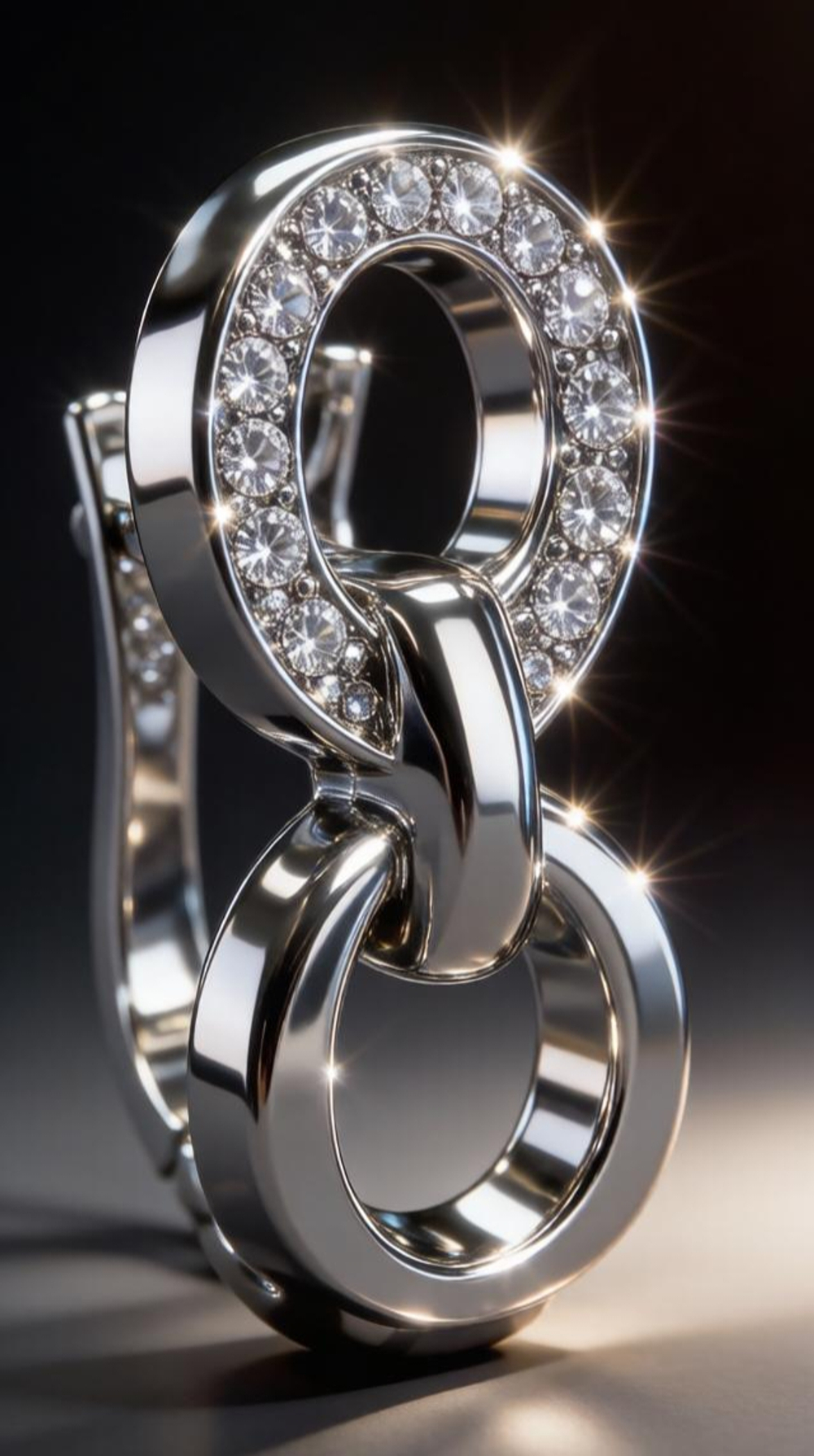 Ювелирные серьги из серебра 925 пробы