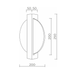 Настенный cветильник LED4U L7366-2 BS