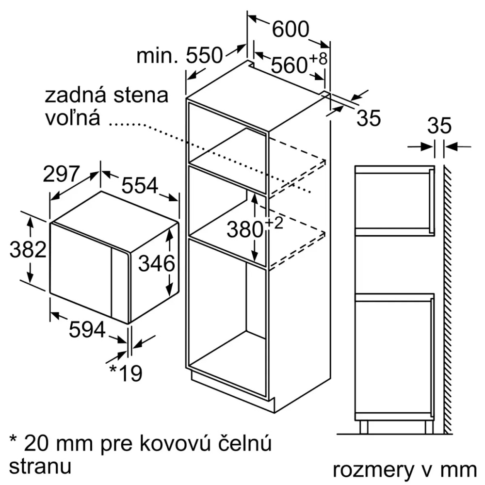 Встраиваемая микроволновая печь Bosch BFL520MW0