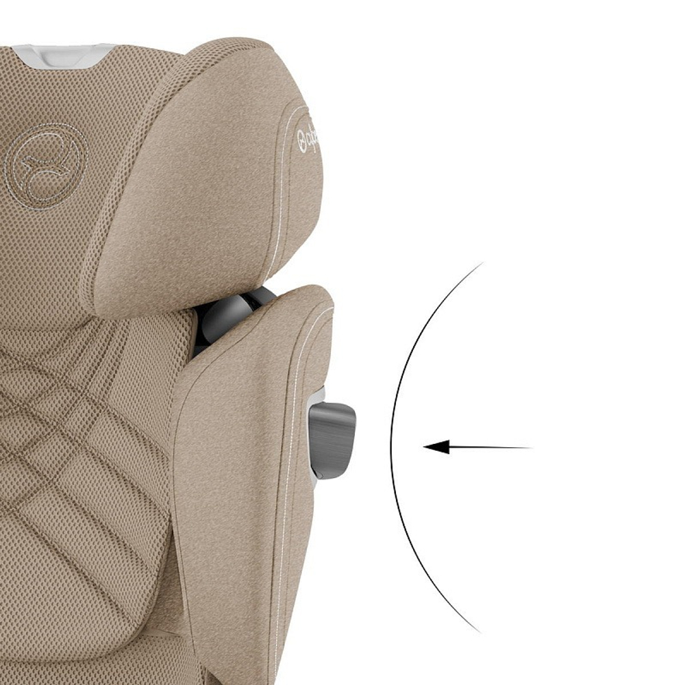 Автокресло группы 2/3 Cybex Solution T i-Fix Plus, Cozy Beige