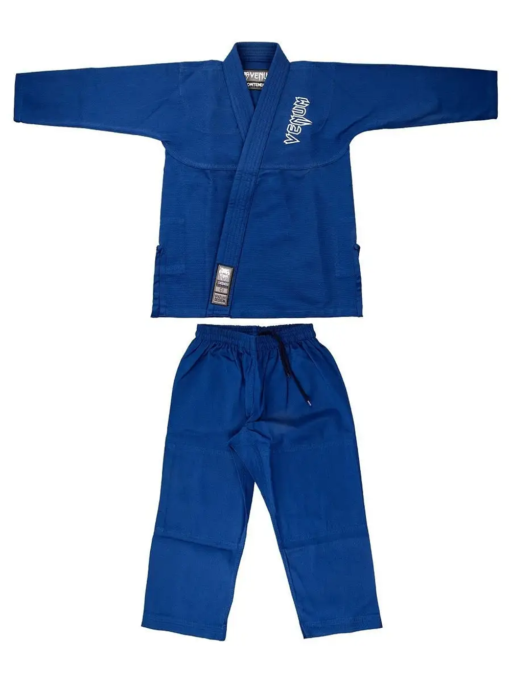 Кимоно для бжж Venum Contender Kids Blue с поясом