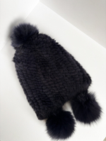 Шапка из меха норки MaxMara, XS-S