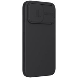 Чехол с мягким шелковистым покрытием от Nillkin для iPhone 13 Pro Max, серия CamShield Silky Silicone Case с защитной шторкой для камеры