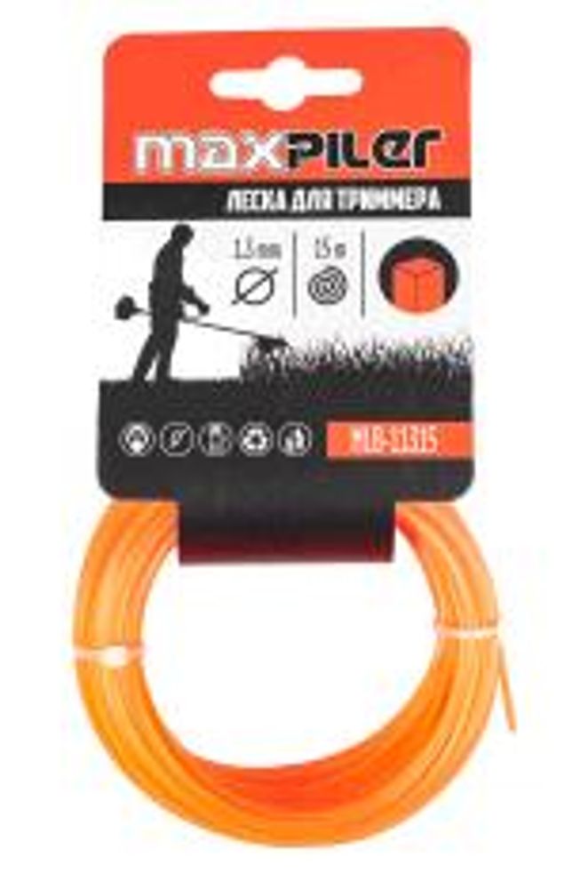 Леска для триммера 3.0мм*15м (квадрат, карт.уп) MLB-13015  MX