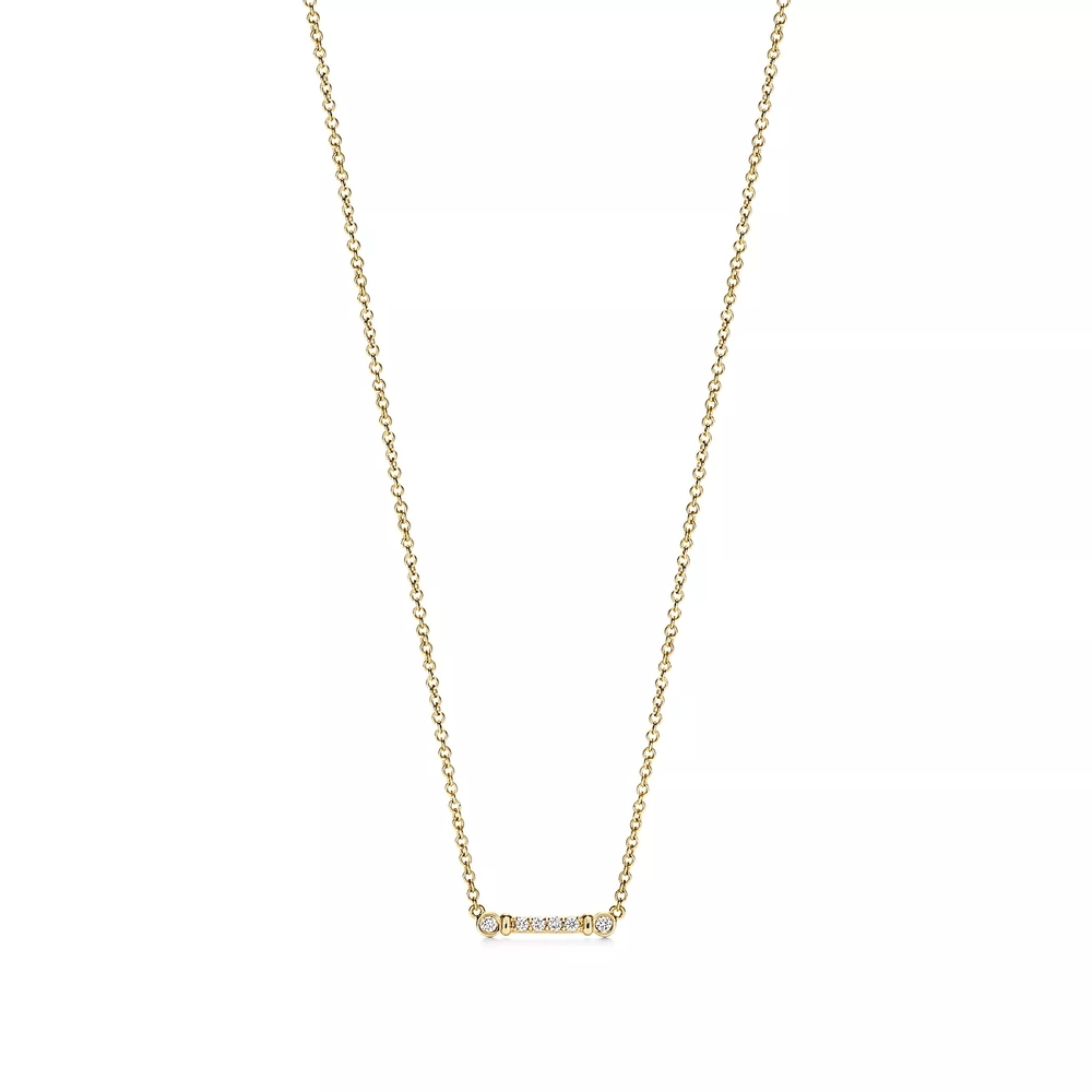Подвеска из золота 18к(750 проба) с бриллиантами. Key bar, Tiffany ✨💝