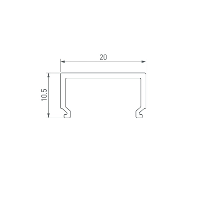 Экран SL-LINE-2011-2500 Square OPAL (Arlight, Пластик)
