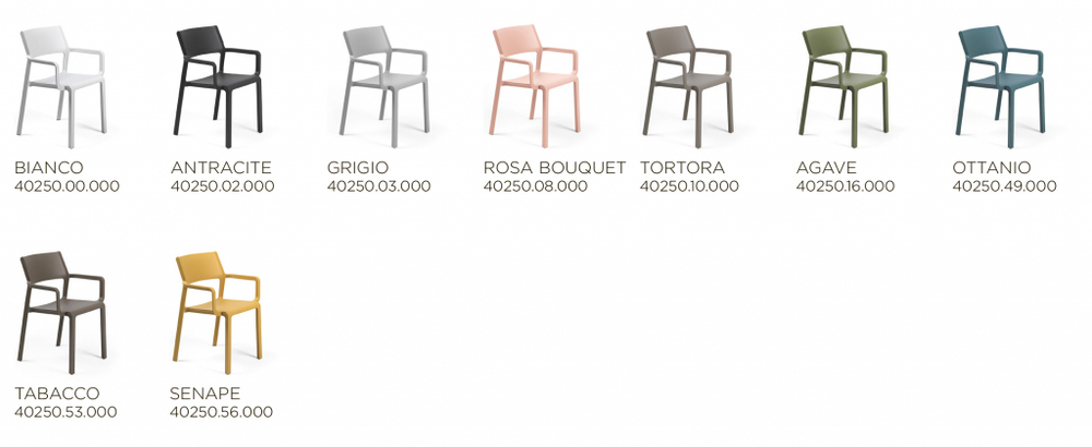 Кресло пластиковое Nardi Trill Armchair, агава