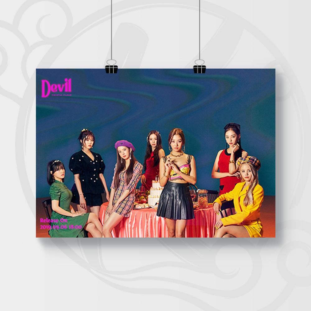 Постер А4 - CLC - Devil