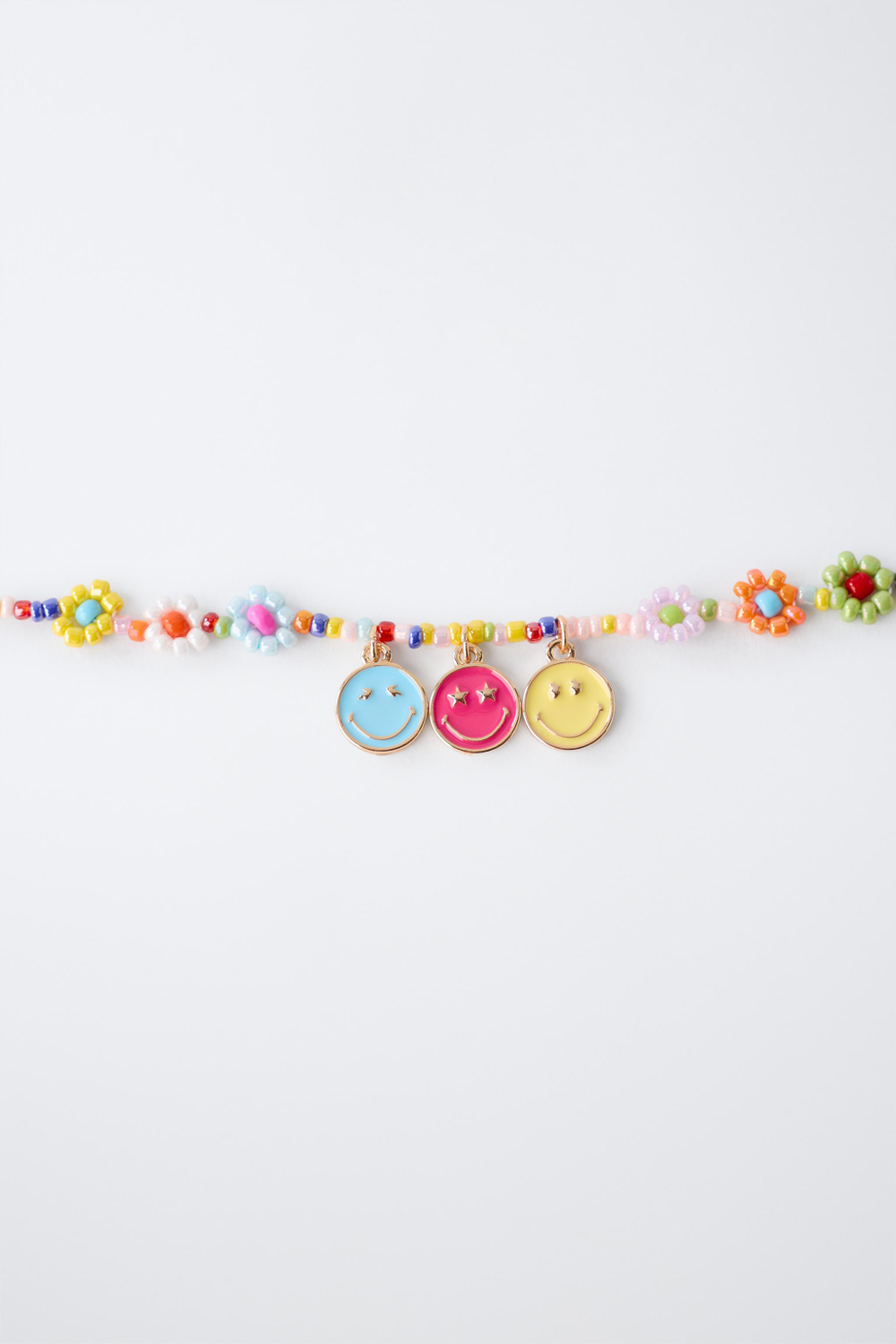 ZARA НАБОР ИЗ КОЛЕЦ И БРАСЛЕТА С БУСИНАМИ SMILEYWORLD ®, РАЗНОЦВЕТНЫЙ