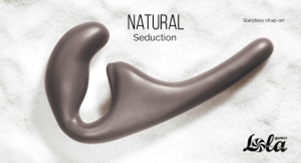 Lola Games Natural "Seduction" Безремневой анальный страпон Black -- 5010-02lola