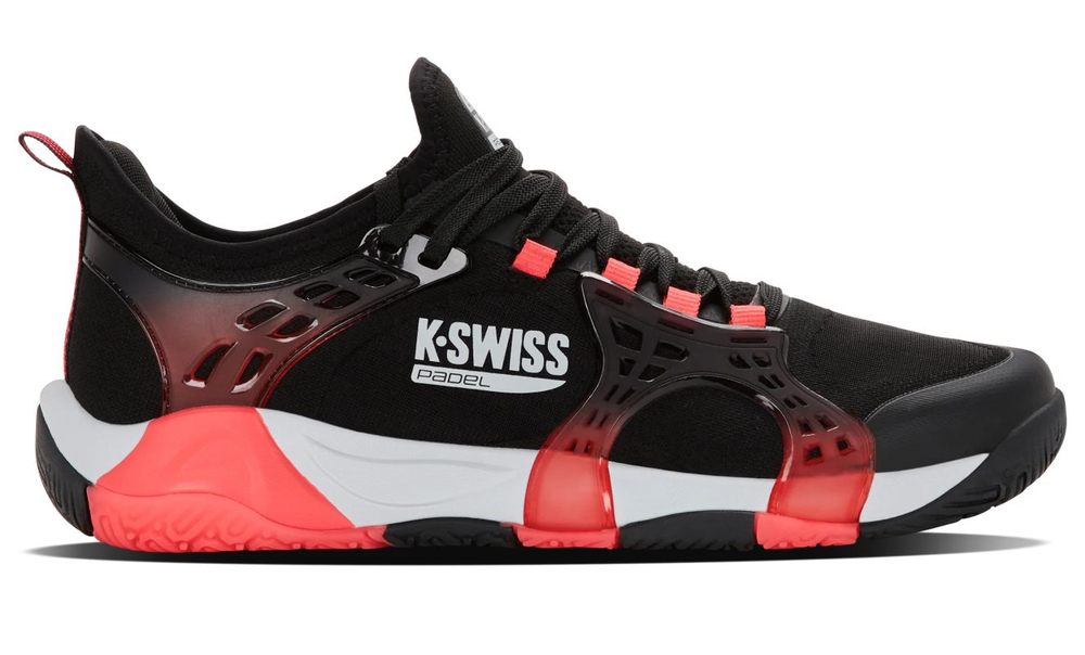 Мужские кросовки для Padel K-Swiss K-Frame Padel - black/micro chip/neon lava