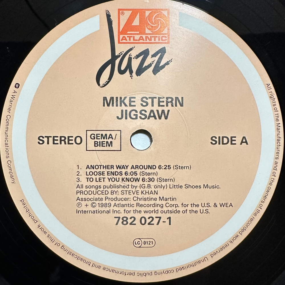Mike Stern - Jigsaw (Европа 1989г.)