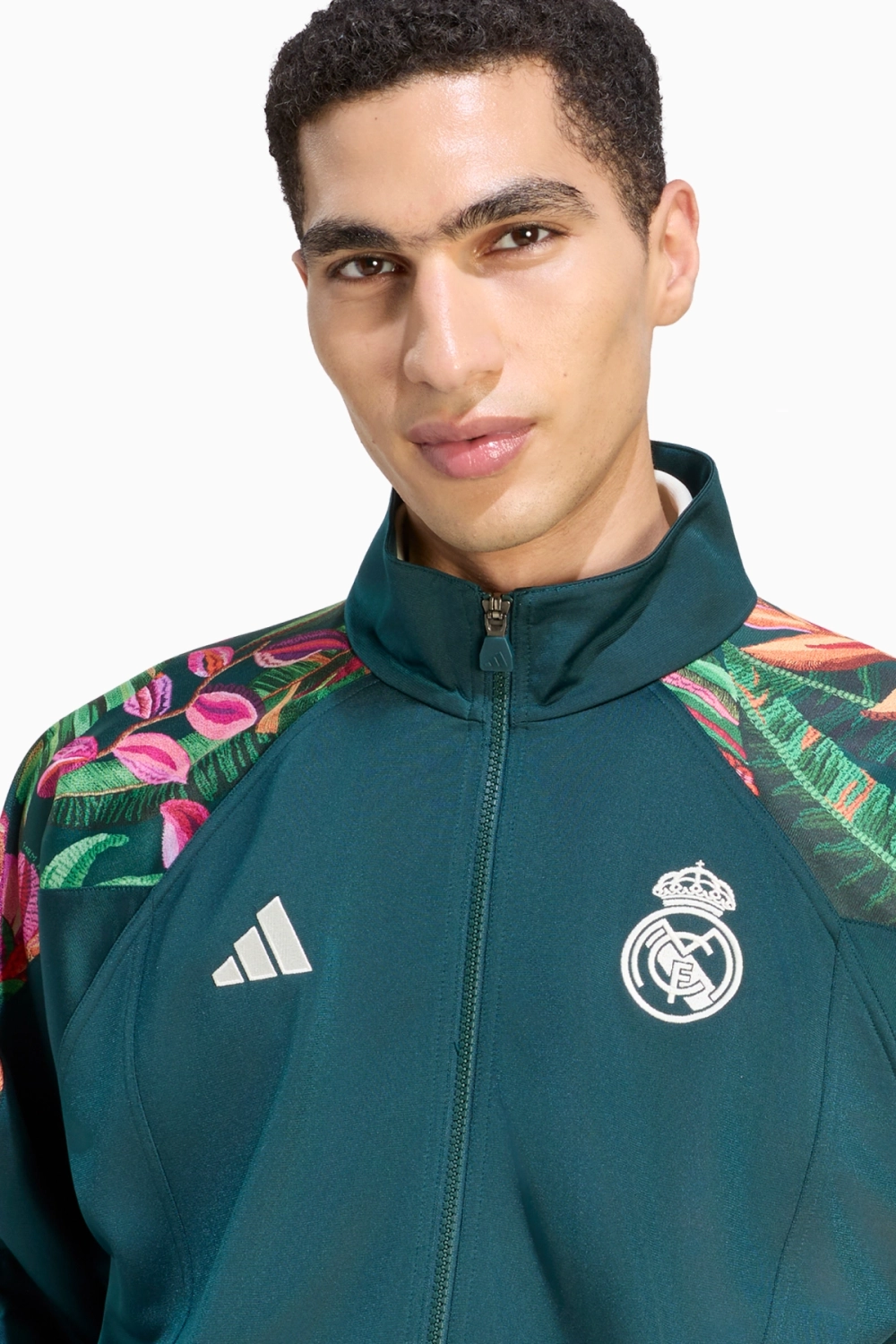 Кофта adidas Real Madrid x FARM Rio 26/27 Track - зеленый