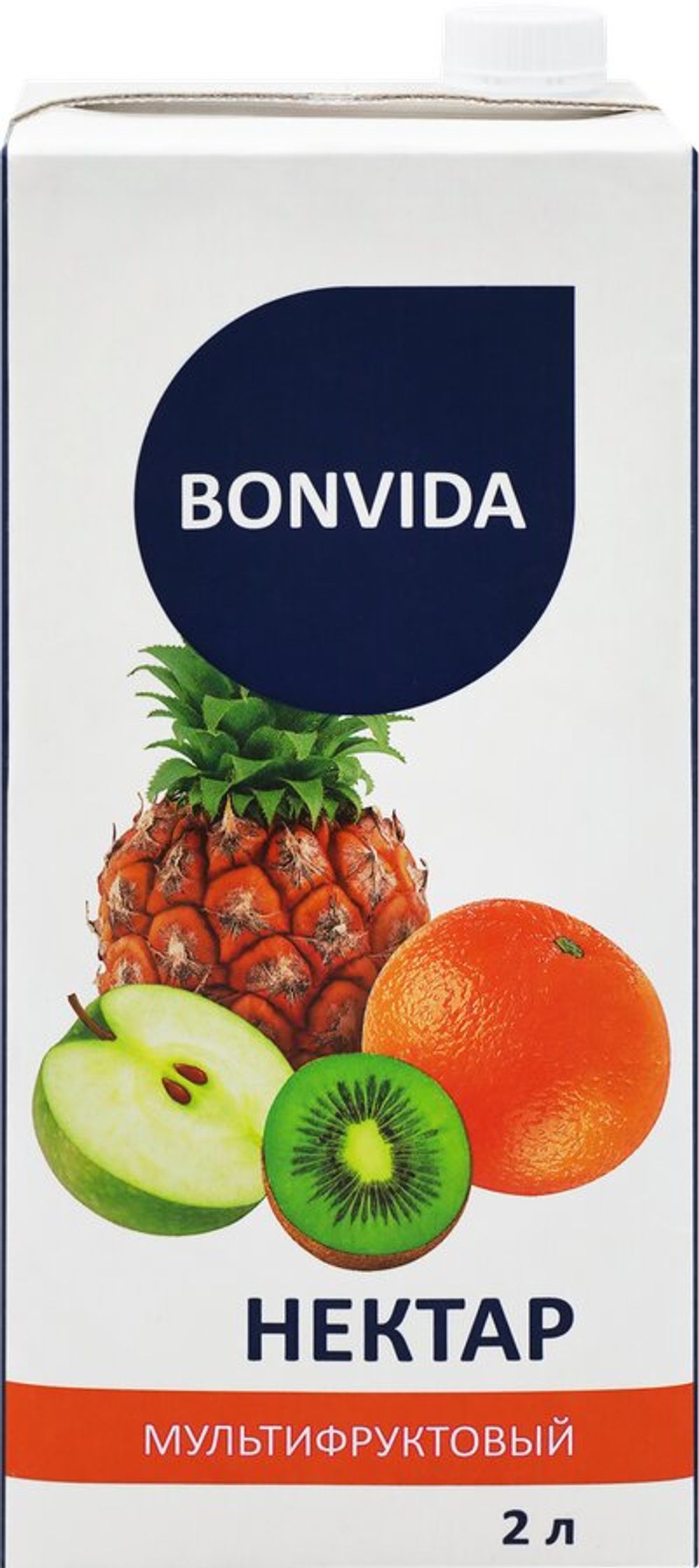 Нектар BONVIDA Мультифруктовый т/пак. (Россия) 2L
