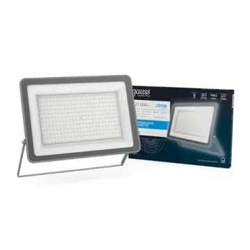 Прожектор светодиодный Qplus LED 200W IP65 6500K графит 690511200 Gauss