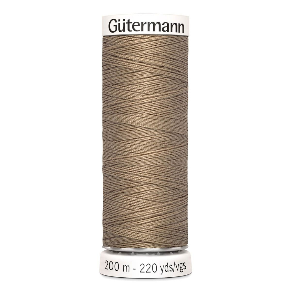 Нить Sew-All 200 м, Gutermann, 868 неотбеленный шелк