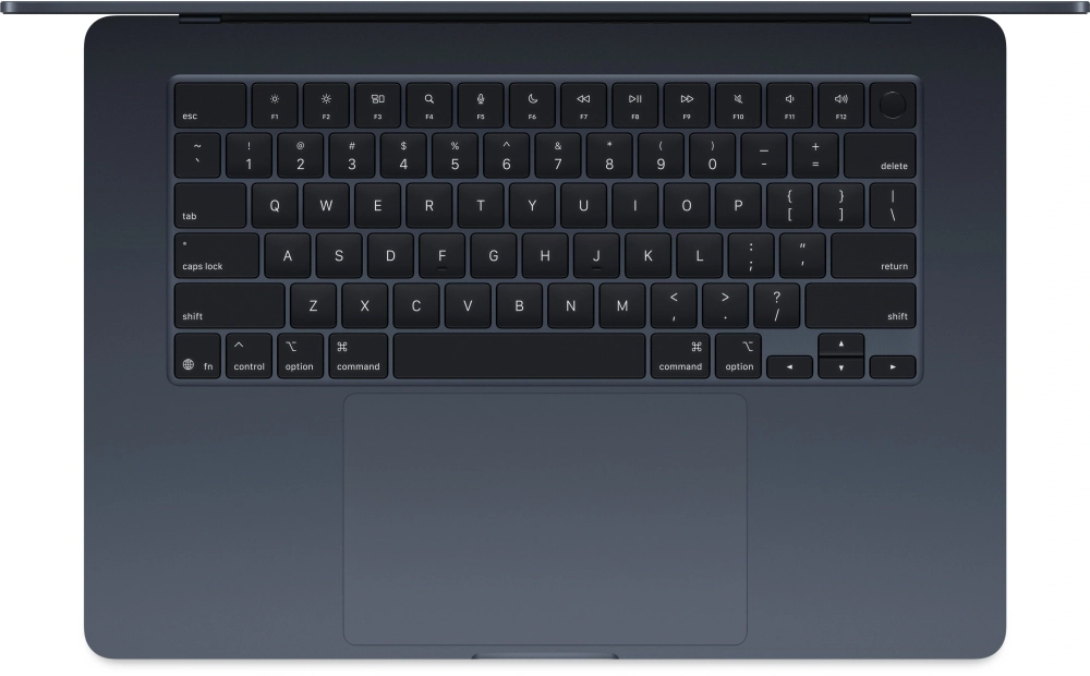 Ноутбук Apple MacBook Air A3241 M4 10 core 16Gb SSD512Gb/10 core GPU 15.3" Liquid Retina (2880x1864) macOS midnight WiFi BT Cam (MW1M3LL/A)