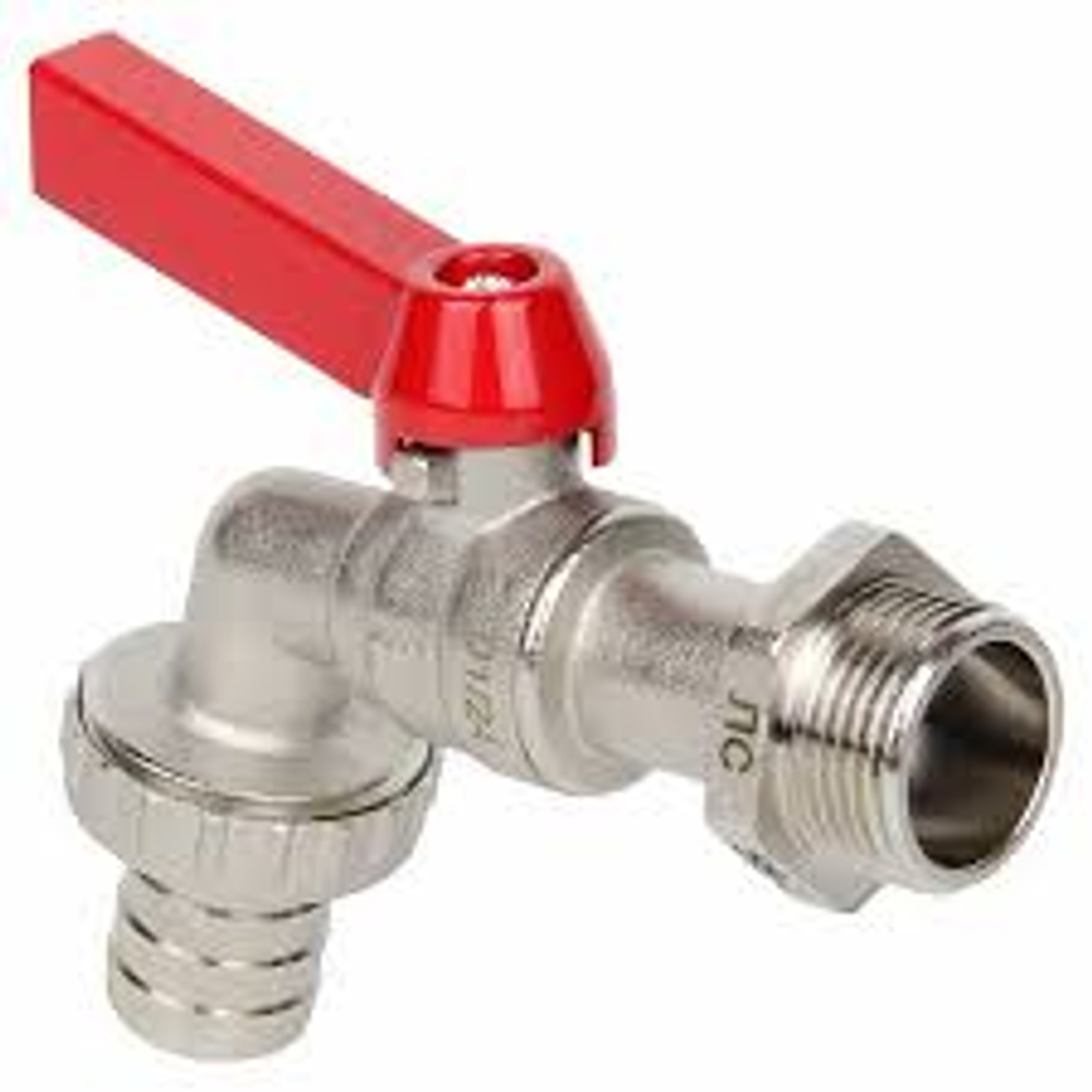 Кран шар. со штуцером  1/2" TEBO