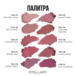 Stellary Hydrating Lipstick Cult Classic Увлажняющая губная помада с гиалуроновой кислотой 01 Кремово бежевый