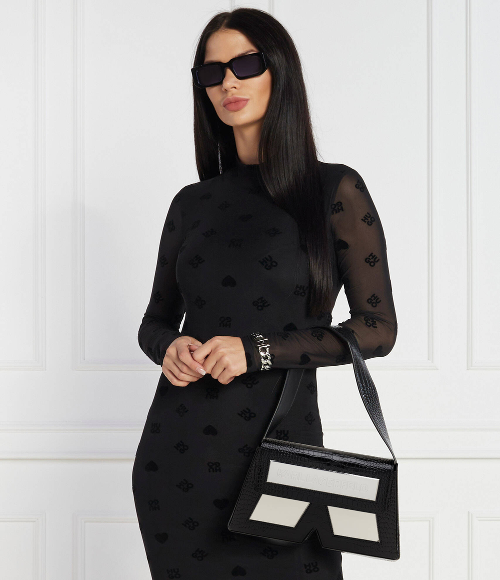 Сумка через плечо icon k shb Karl Lagerfeld - черный(236W3186)