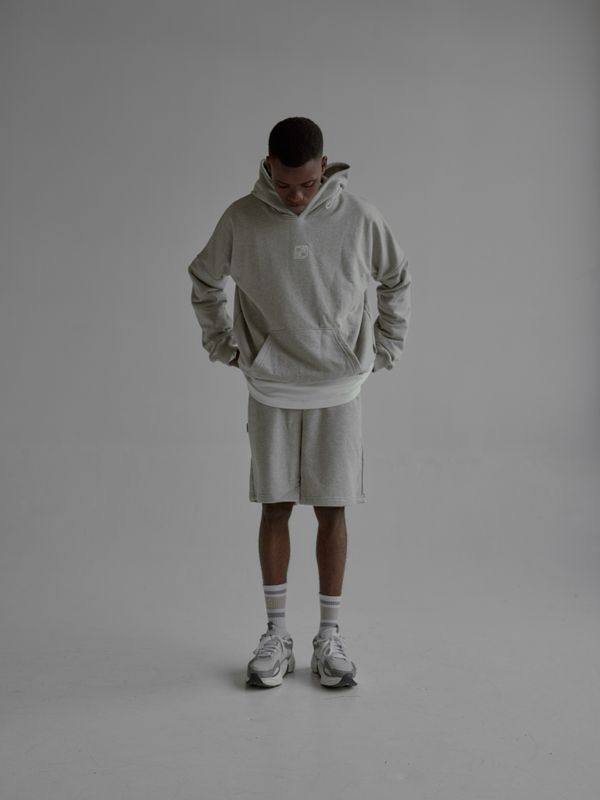 Шорты Wide Shorts LOGO Melange - фото 1