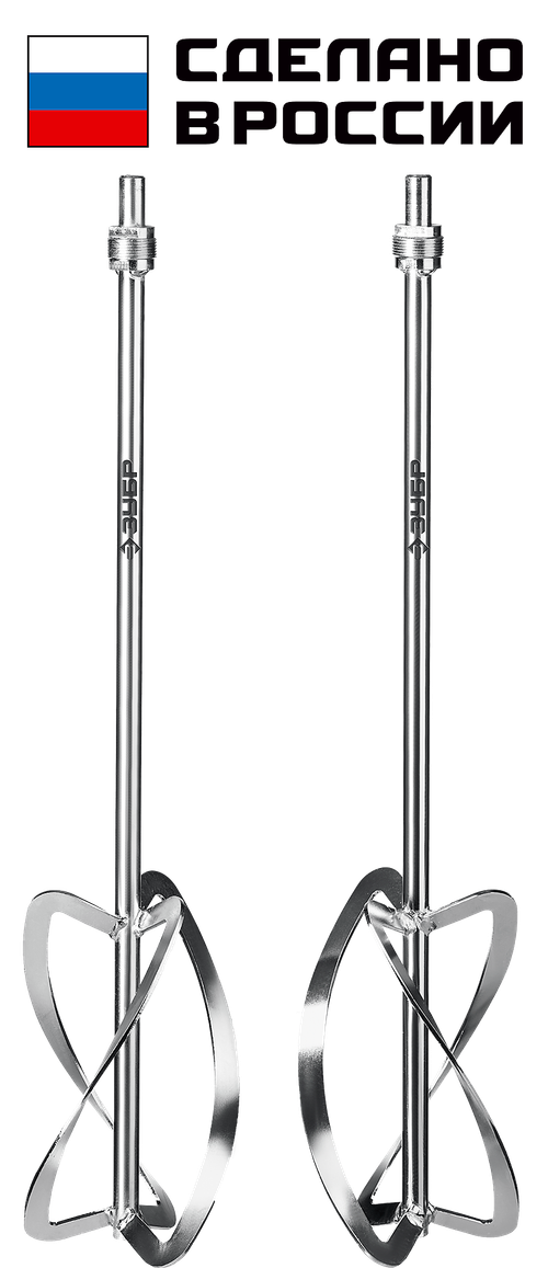 Венчик (насадка) быстросъемный для миксера строительного ELITECH 1820.013200 (2 шт. в комплекте)