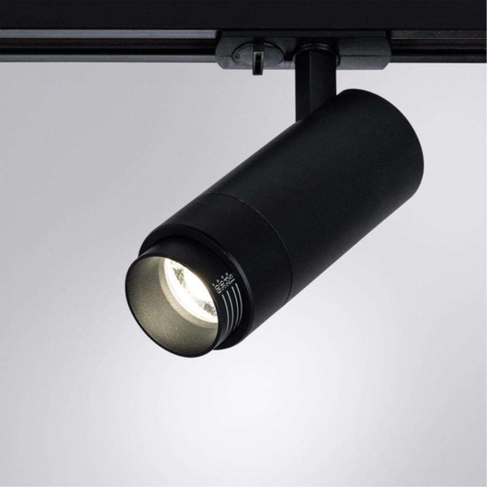 Трековый светодиодный светильник Arte Lamp MERAK A3540PL-1BK