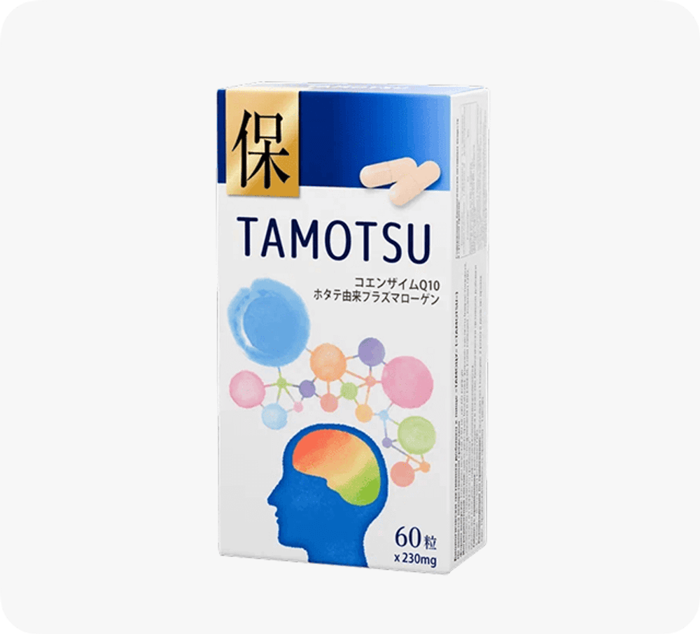 Daigo Tamotsu | Плазмалогены из морского гребешка с коэнзимом Q10, 60 капсул