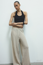 Широкие текстурные трикотажные брюки - H&M