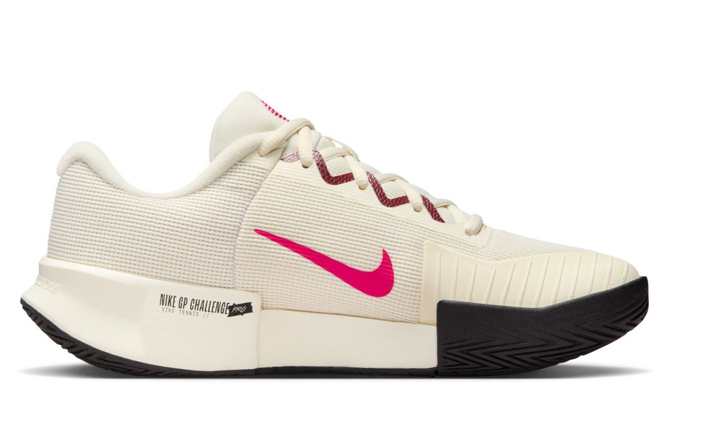 Damskie buty tenisowe Nike Zoom GP Challenge Pro - pale ivory/rush pink/sail/team red