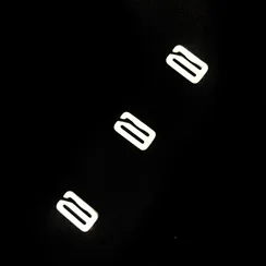 Крючок для бретели белый (теплый) матовый 12 мм (цв. 001), Arta-F