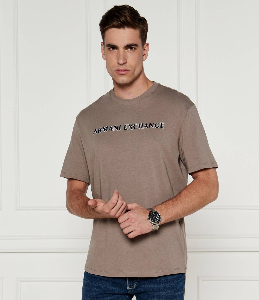 Футболка Armani Exchange - бежевый(6DZTBD ZJ3VZ)