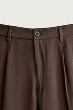 СТРУЯЩИЕСЯ БРЮКИ RELAXED FIT СО СКЛАДКАМИ — ZARA