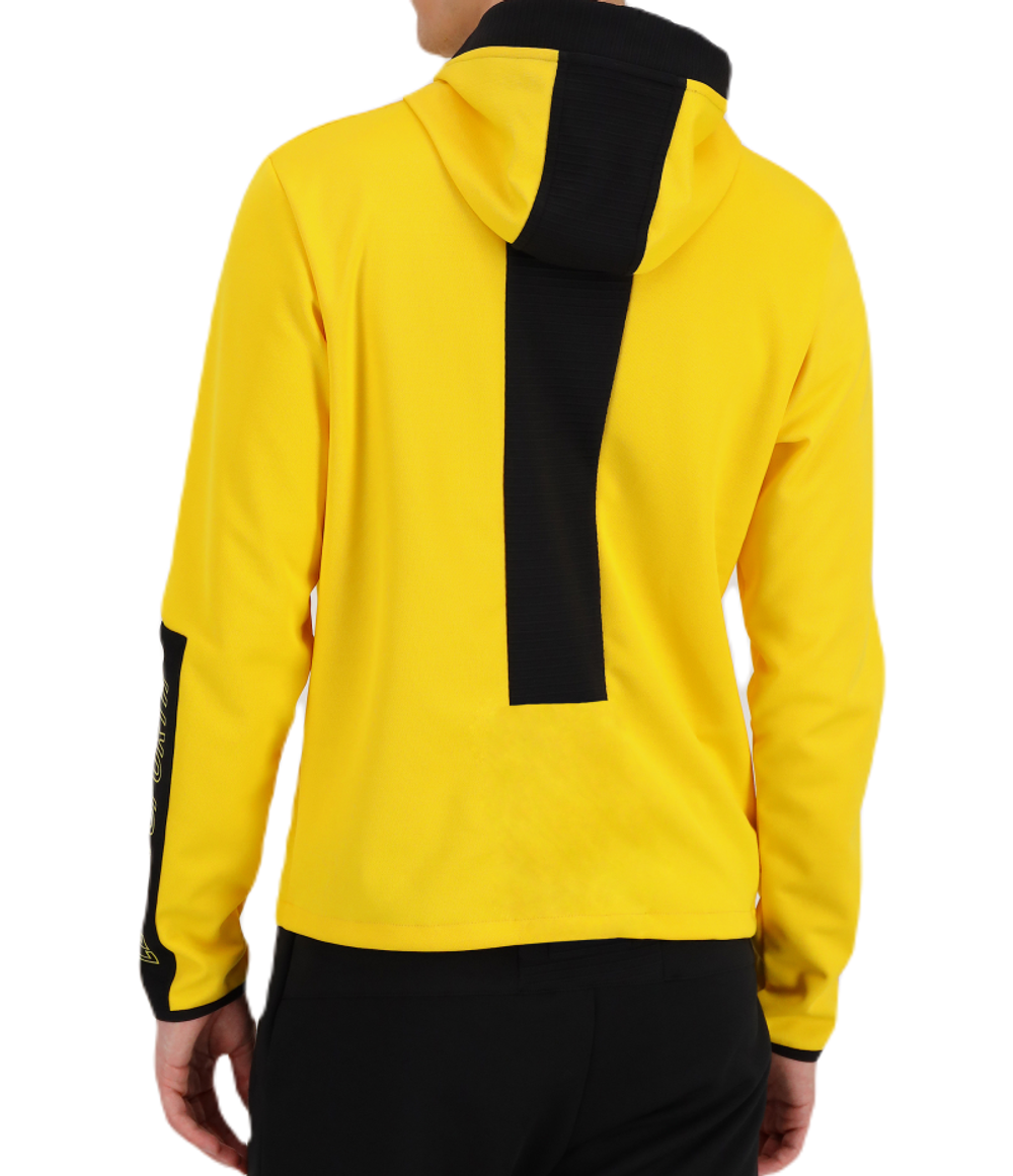 Мужская теннисная толстовка Le Coq Sportif TECH Hoody N°1 SS23 — lemon chrome
