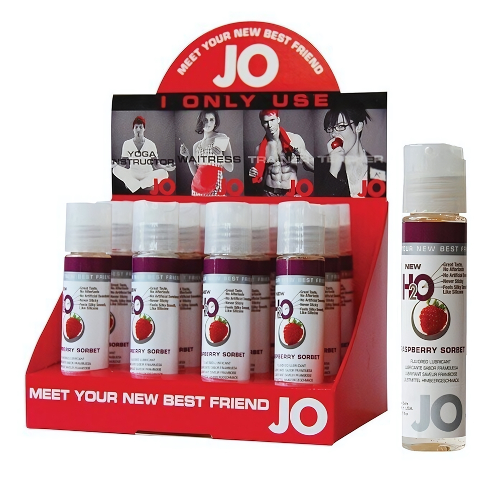 Съедобный лубрикант Малиновый щербет JO H2O Lubricant 30 мл