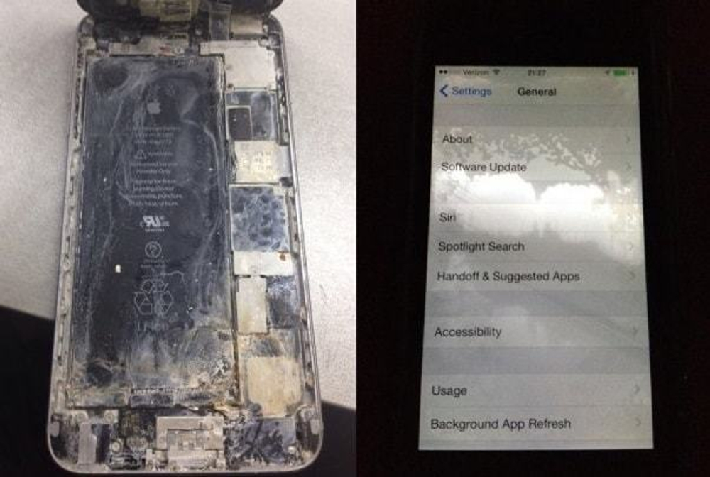 Чистка от попадания влаги и окислов iPhone 6 Plus