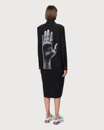 MM6 MAISON MARGIELA ПЛАТЬЕ-РУБАШКА С ПРИНТОМ НА СПИНЕ