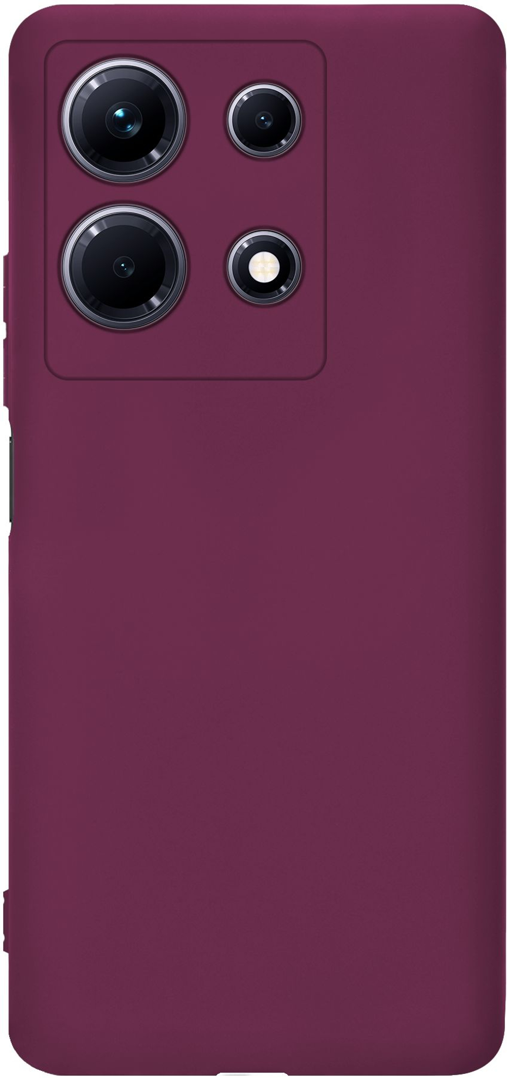 Мягкий Soft Touch чехол из силикона для INFINIX NOTE 30 (не 5G,PRO,VIP) с бархатной подкладкой