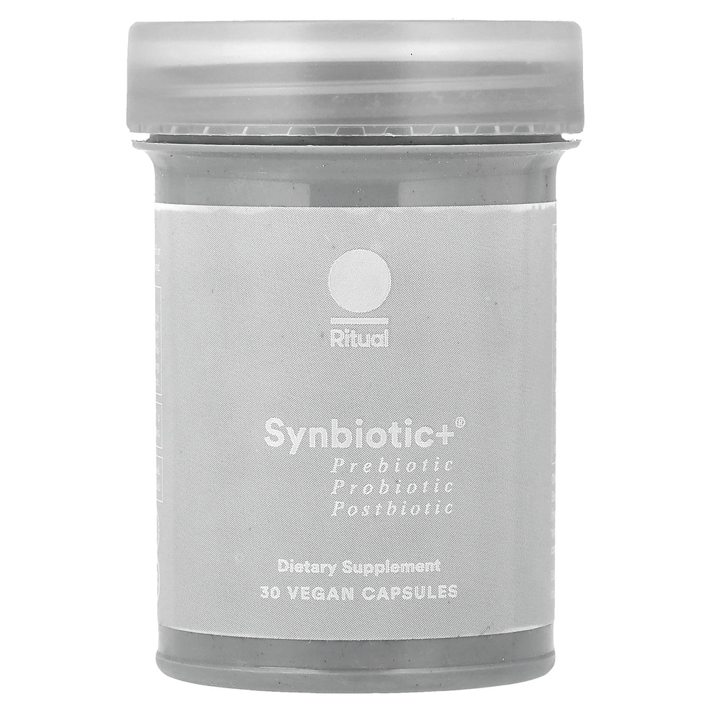 Ritual, Synbiotic+®, мята, 30 растительных капсул