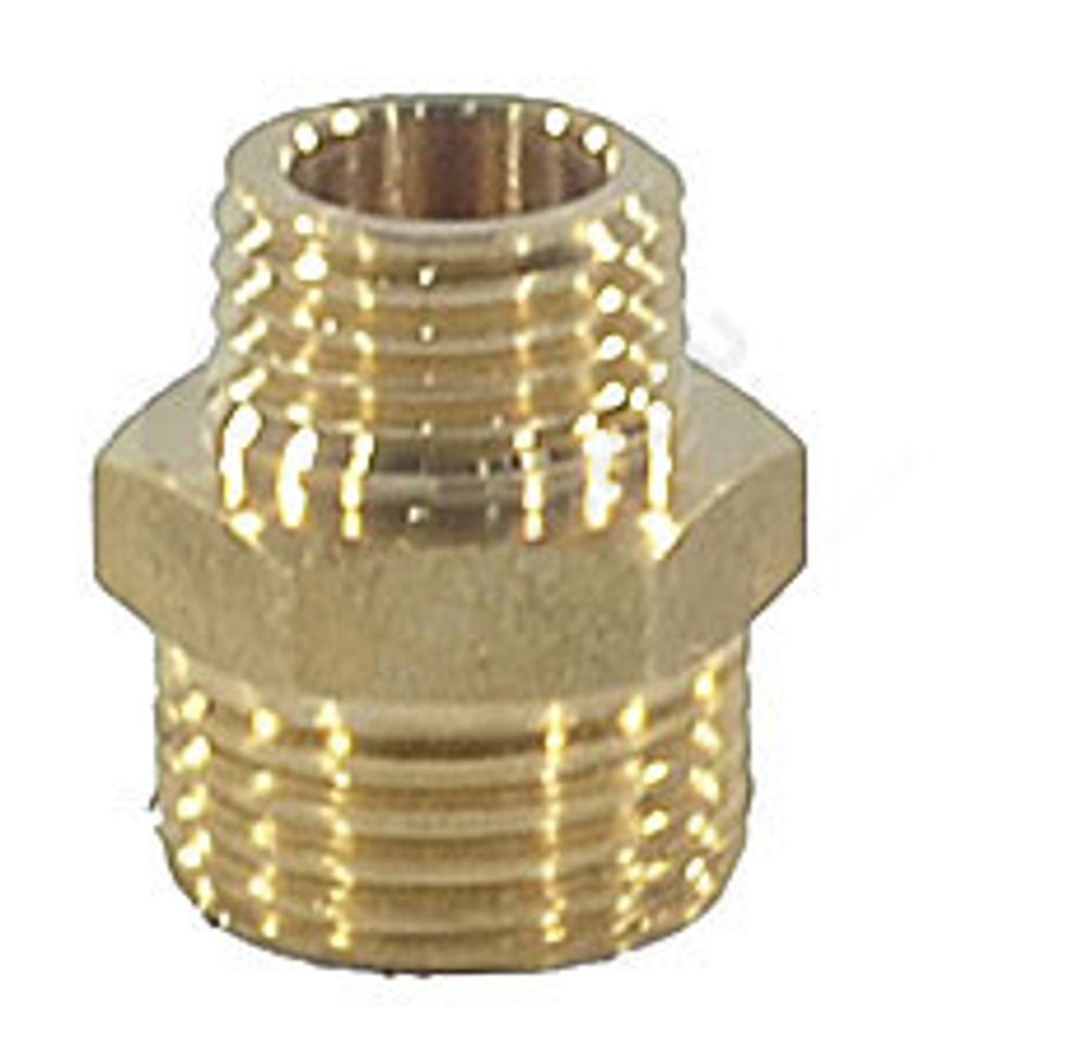 Ниппель латунь переходной Ду 40х20 (1 1/2"х3/4") НР VALFEX VF.580.L.112.034