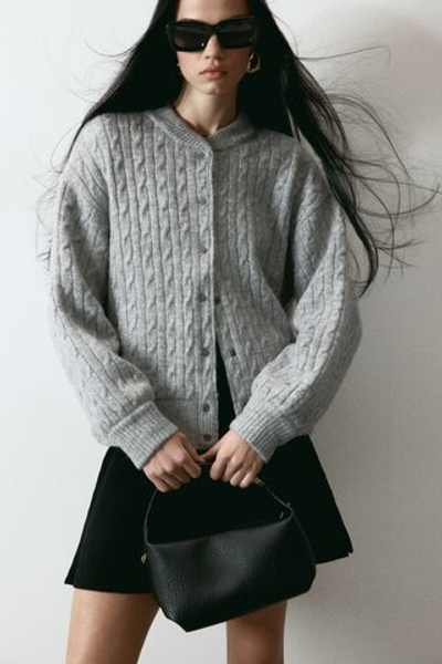 Куртка-пилот вязки «косичка» - H&M