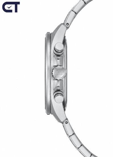 CASIO EFV-650D-3AVUDF EDIFICE мужские наручные часы — стальной хронограф с зелёным циферблатом