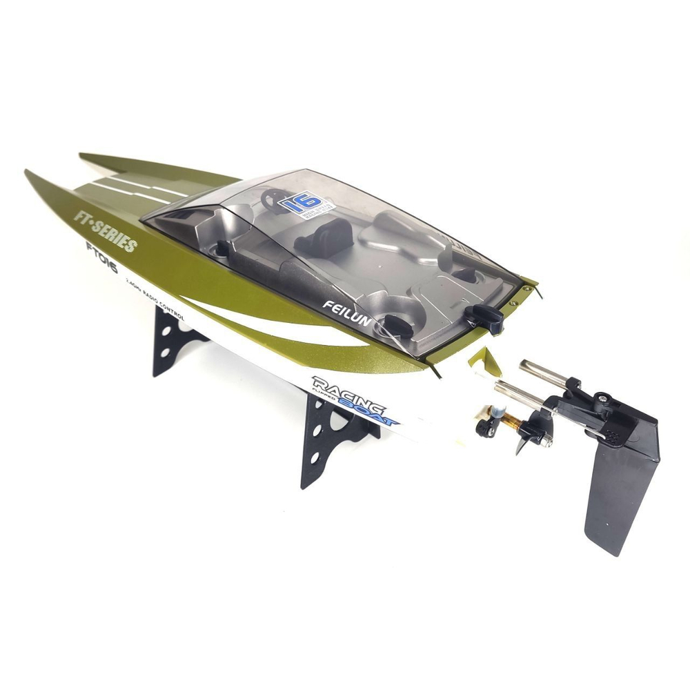 Радиоуправляемый катер green Feilun FT016 Racing Boat , 30 км/ч , RTR 2.4G - FT016-G