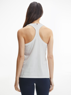 Damski top tenisowy Tommy Hilfiger Regular Tank Top - ecru