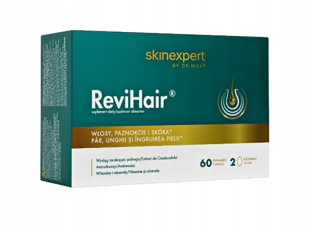 REVIHAIR Dr.Max кожа волосы ногти витамины 60 капсул